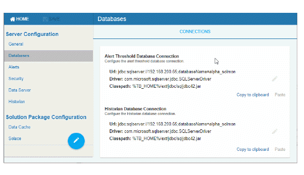 Databases Page